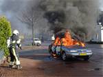Prio 1 Brand Wegvervoer Auto Piterpolle Twijzel